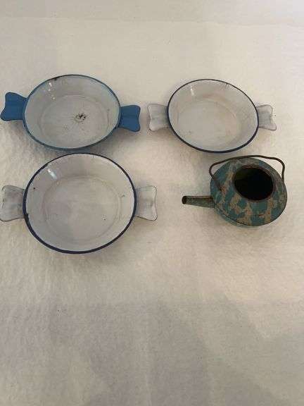 Antique Enamel Salesman Samples