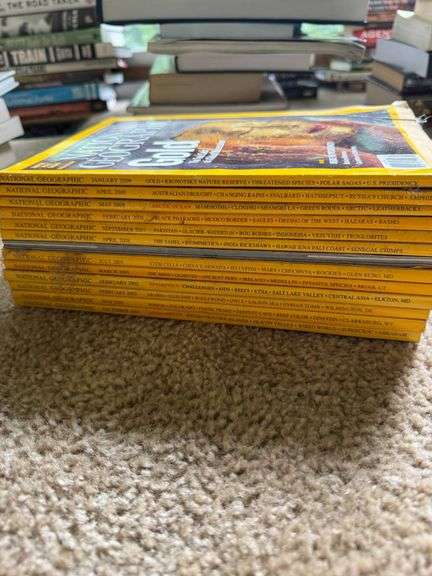 11 National Geographic Magazines Featuring Topics Including Gold and Global Issues