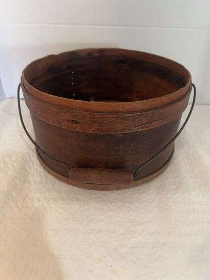 Antique Wood Pail