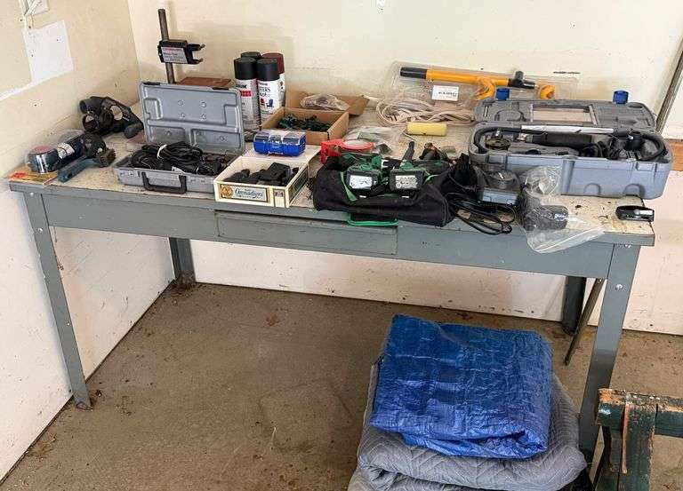 Tools, Home Improvement Supplies, and Work Bench