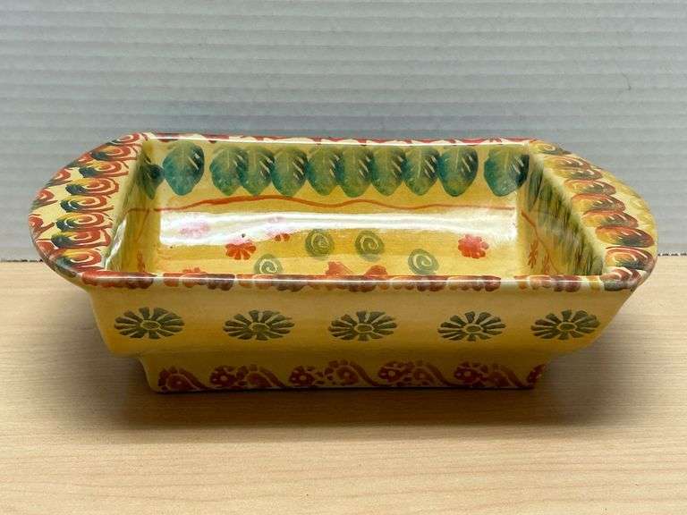 Italica Ars Hand-Painted Italian Rectangular Dish