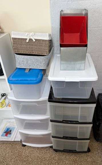 Plastic Organizational Dressers