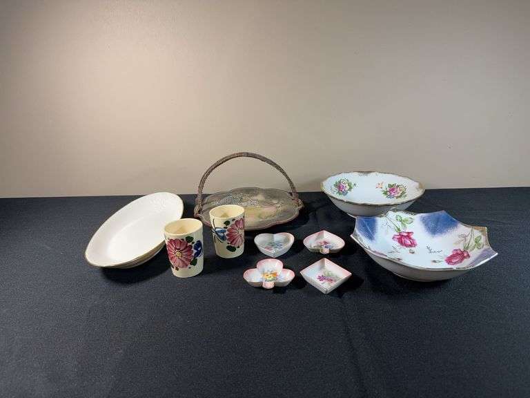 Antique & Vintage Porcelain Lot – Nippon, Noritake, Made in Japan & Hand Painted Pieces