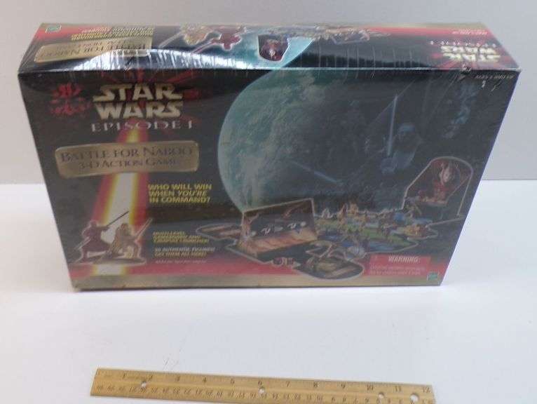 New Hasbro Star Wars Episode I Battle For Naboo 3-D Action Game