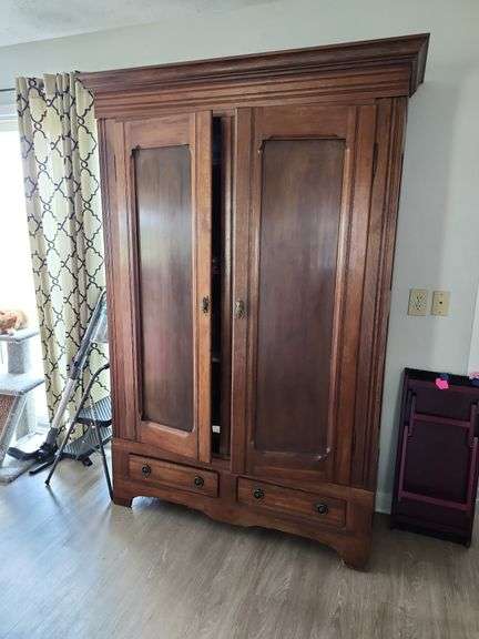 Antique Knockdown Cabinet 82"X19"X54" ***Contents Not Included***