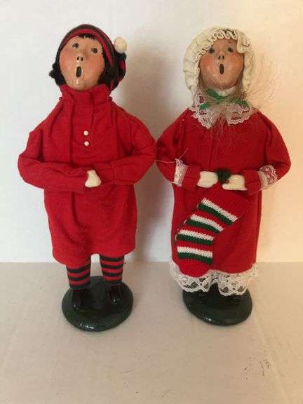 Signed Byers' Choice Ltd. Carolers