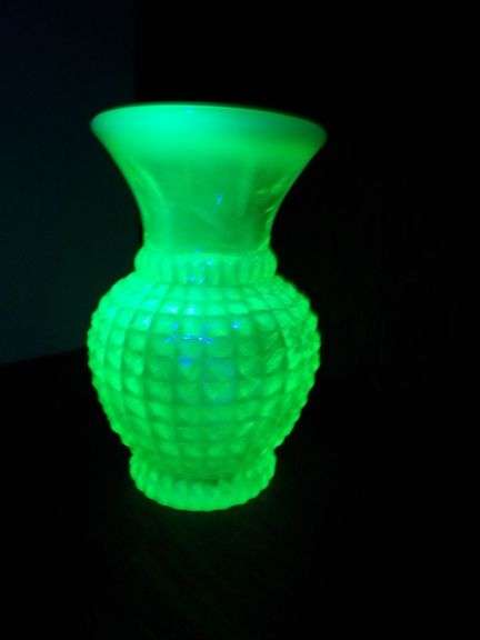Uranium Glass Vase