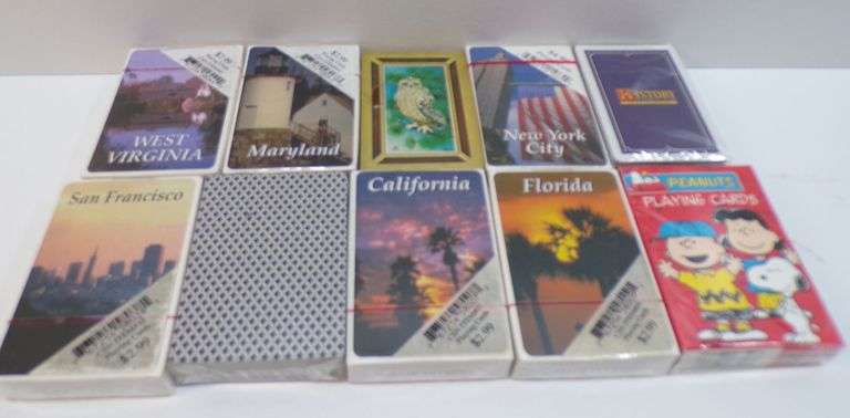 Lot of (10) New decks of cards