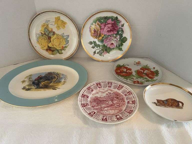 Vintage Plates & Platter
