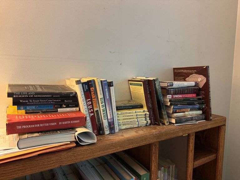 Hardcover and Paperback Books on Religion, Philosophy, and Self-Development