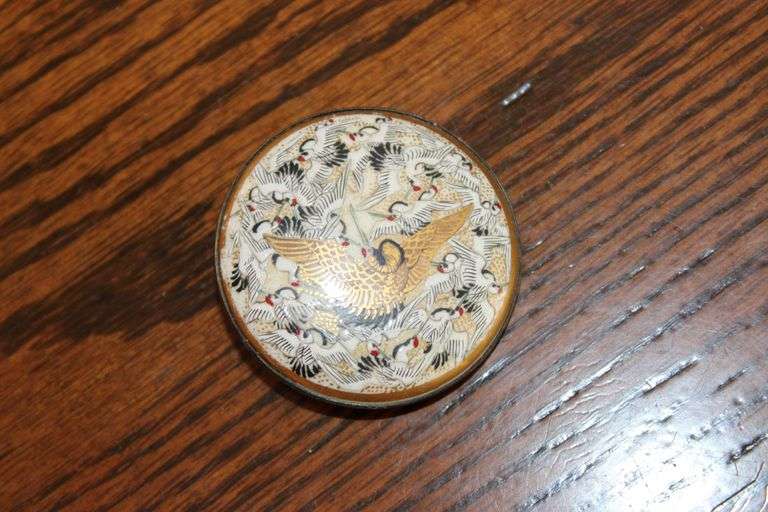 Japanese Porcelain Brooch