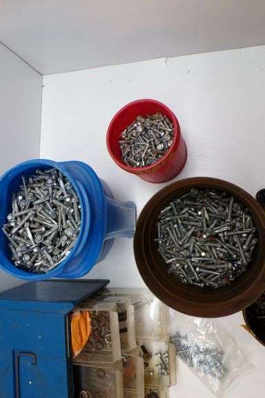 Large Misc. Lot of Nuts and Bolts