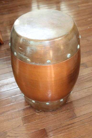 Copper Barrel Table