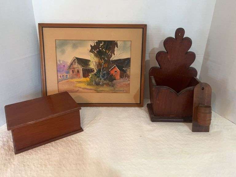 Vintage Original Art & Boxes