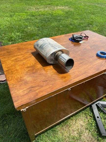 Stainless Steel Exhaust Muffler with Outlet Tip