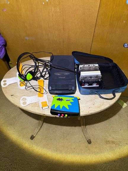 Craig Portable Cassette Player with Accessories and Cassette Tape Storage Case