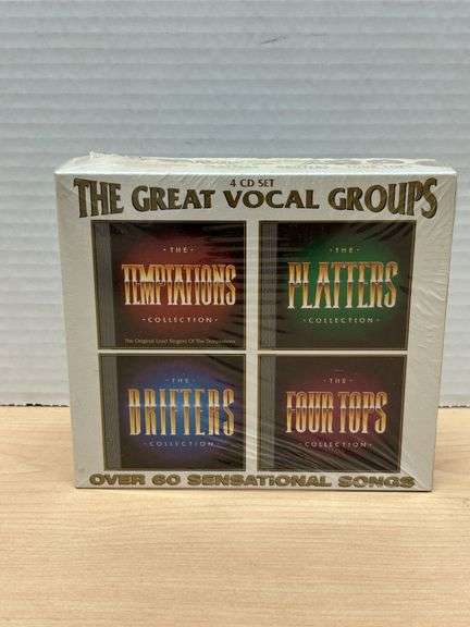 The Temptations, Platters, Drifters & Four Tops – 4-CD Box Set