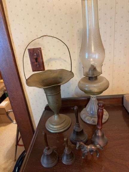 Bells, Vase, & Oil Lamp