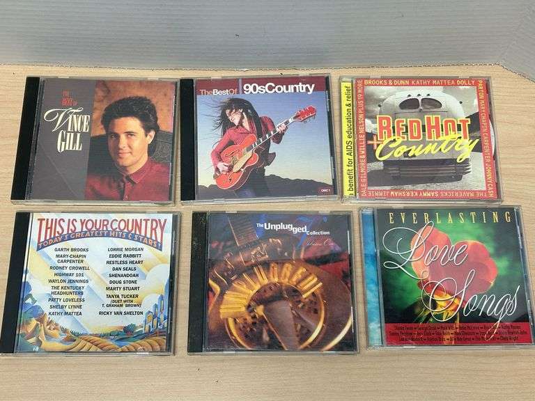 Vince Gill, Brooks & Dunn, Garth Brooks & More Country CD Collection – 6 Titles