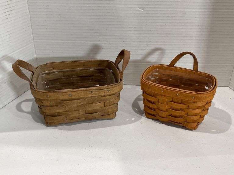 Longaberger Basket x 2