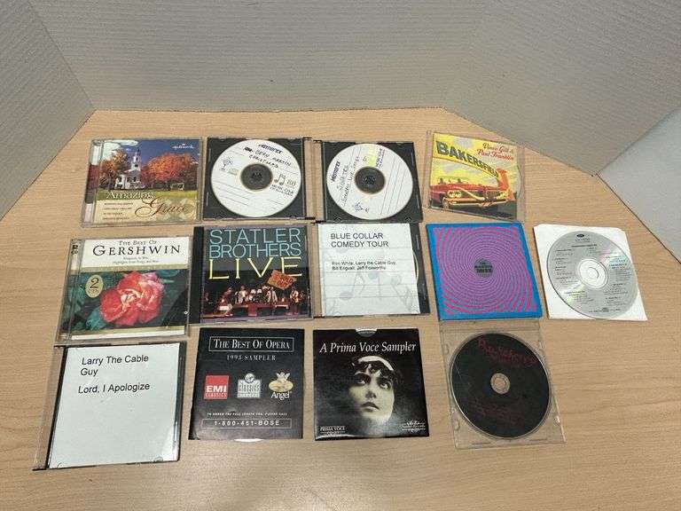 Statler Brothers Live, Larry the Cable Guy & More CD Collection – 12 Titles