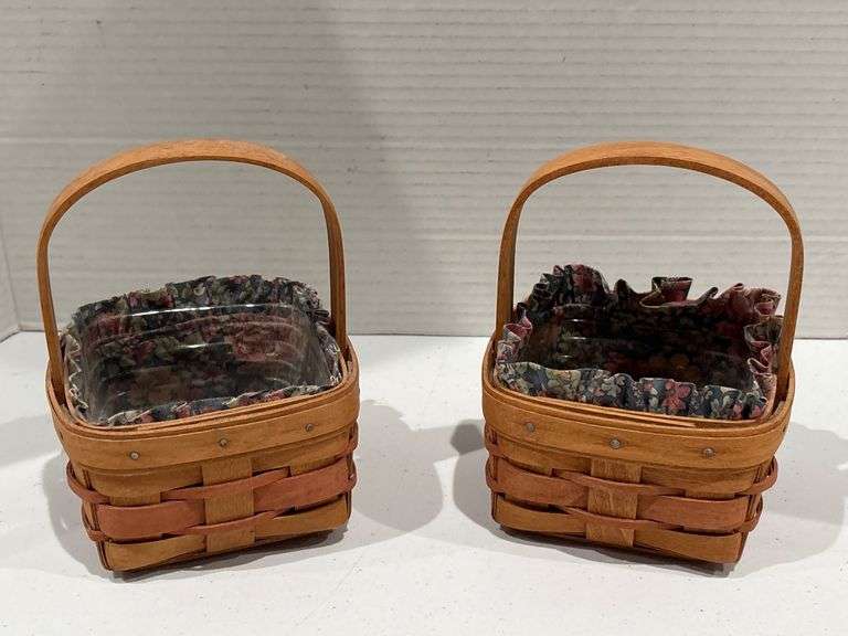 LongabergerPair of Berry Baskets
