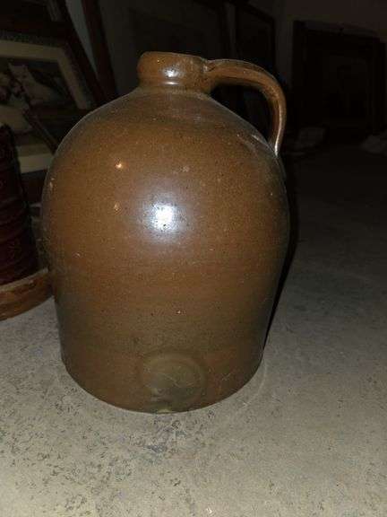 Large brown jug