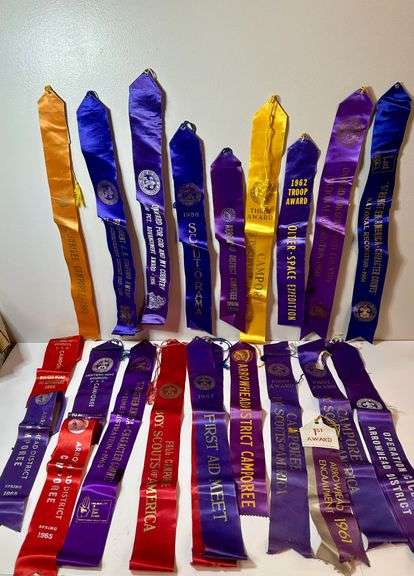 Jj Ribbons Vintage Boy Scout Ribbons - Auction Ohio