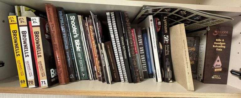 Firearms, Reloading, and Ballistics Reference Books and Catalogs