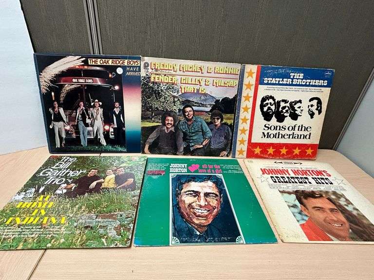 Country & Gospel Vinyl Records – Oak Ridge Boys, Statler Brothers & More (6 Total)