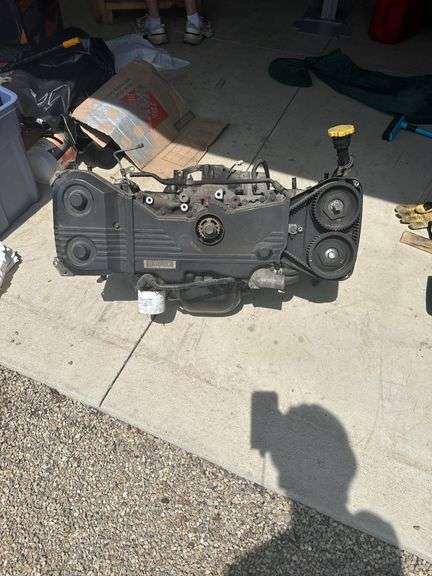 Subaru Four-Cylinder Engine with Timing Components