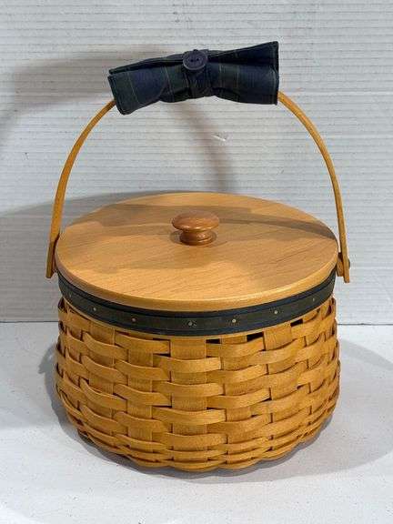 Longaberger Basket With Lid