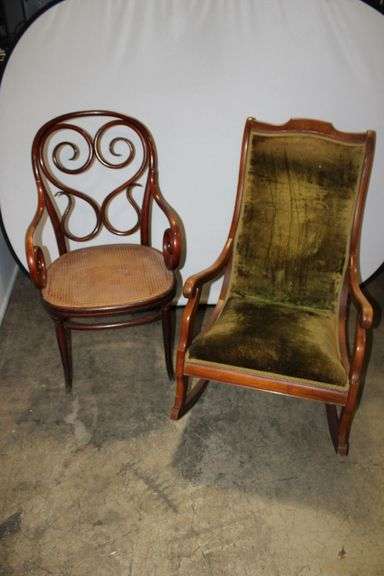 Rocking Chair & Bentwood Chair