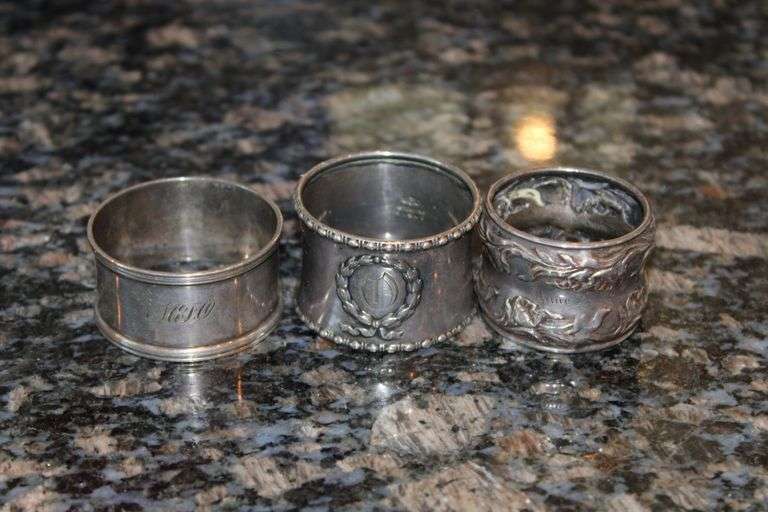 Sterling Silver Napkin Rings