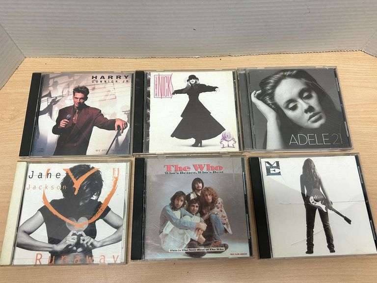 Adele, Janet Jackson, The Who & More CD Collection – 6 Titles