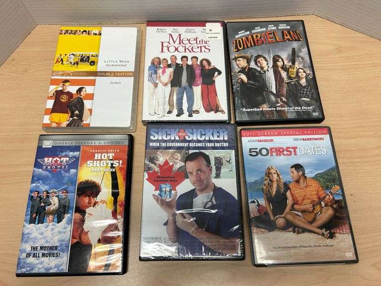 DVD Movie Lot – Zombieland, 50 First Dates, Little Miss Sunshine & More