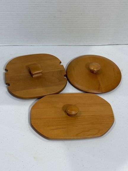 Longaberger Lids x 3