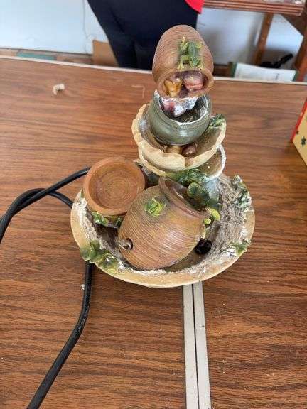 Pottery fountain