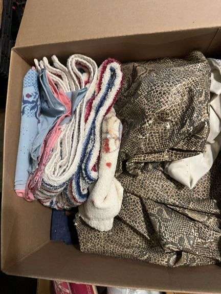 2 Boxes of Fabric