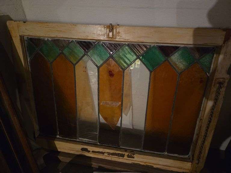 Stain glass window piece-BROKEN