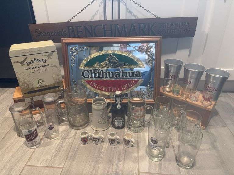 Man Cave/Bar Decor & Mugs Collection