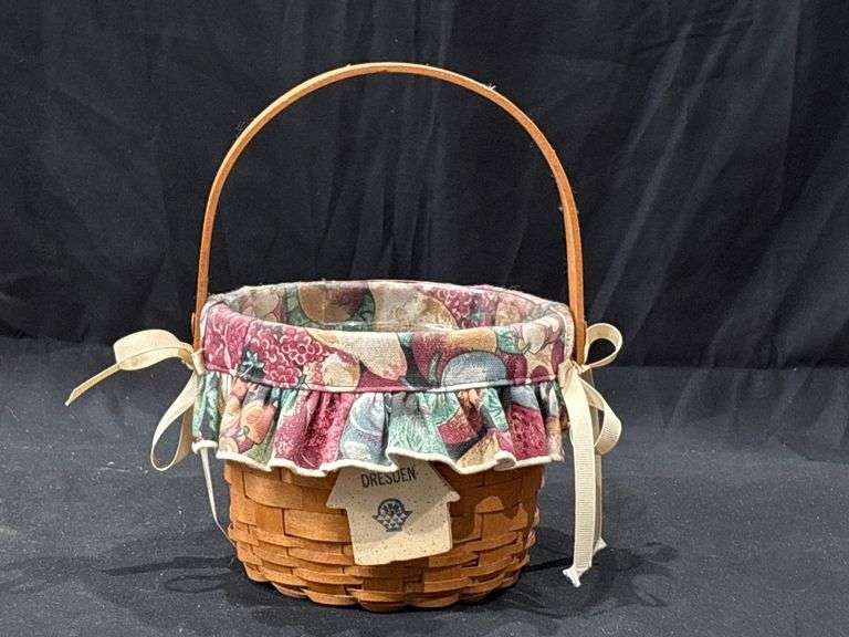 Longaberger Dresden Petunia Basket