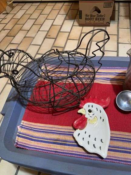 Egg Basket and other Antiques