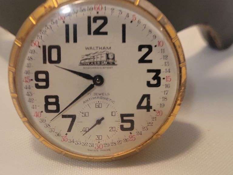 Waltham Open Face Pocket Watch