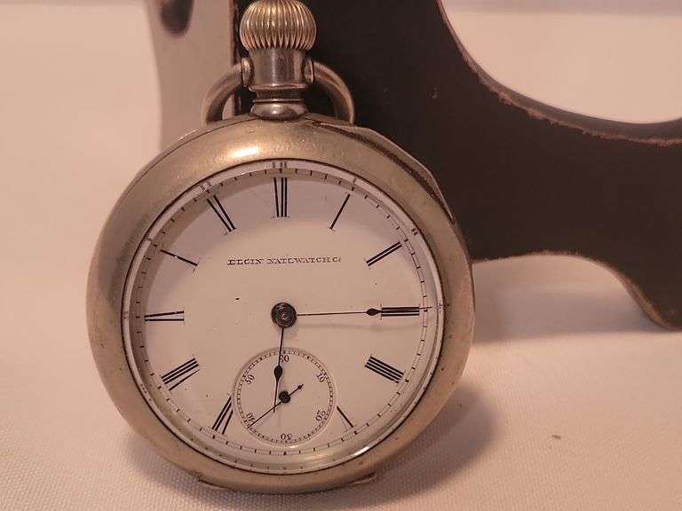 Elgin National Open Face Pocket Watch