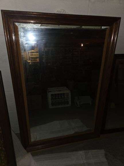 Large antique mirror
