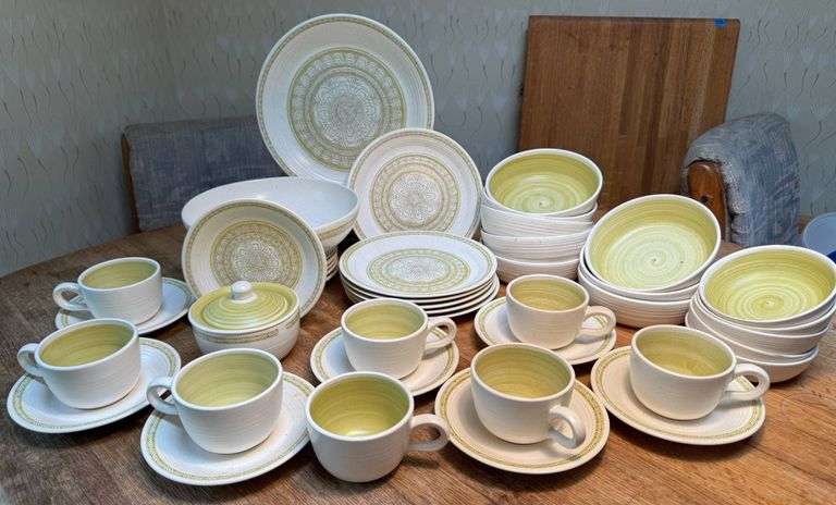 Franciscan Hacienda Dinnerware with Geometric and Floral Patterns