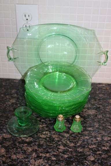 Uranium Green Depression Glass