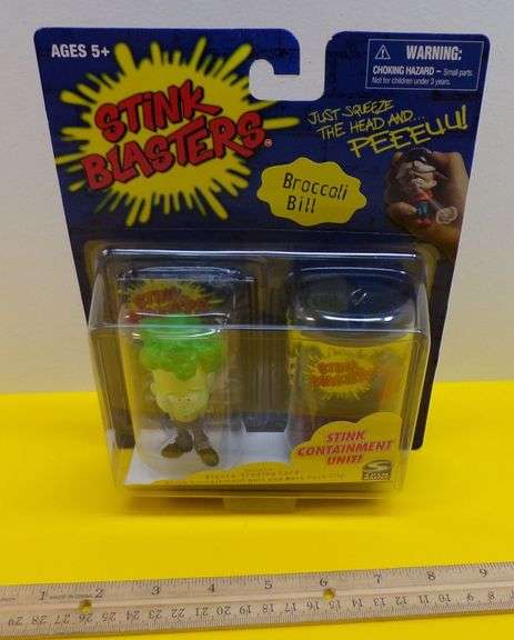 New 2003 Spim Master Stink Blasters "Broccoli Bill".