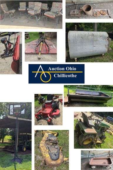 Chillicothe Ohio- John Deere Tractors, Zero Turn Mowers, Dump Bed Insert, Plows, More